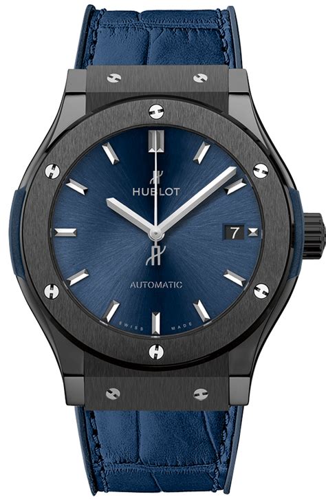 hublot classic fusion ceramic blue 542.cm.7170.lr 42mm|Classic Fusion Ceramic Blue 42 mm .